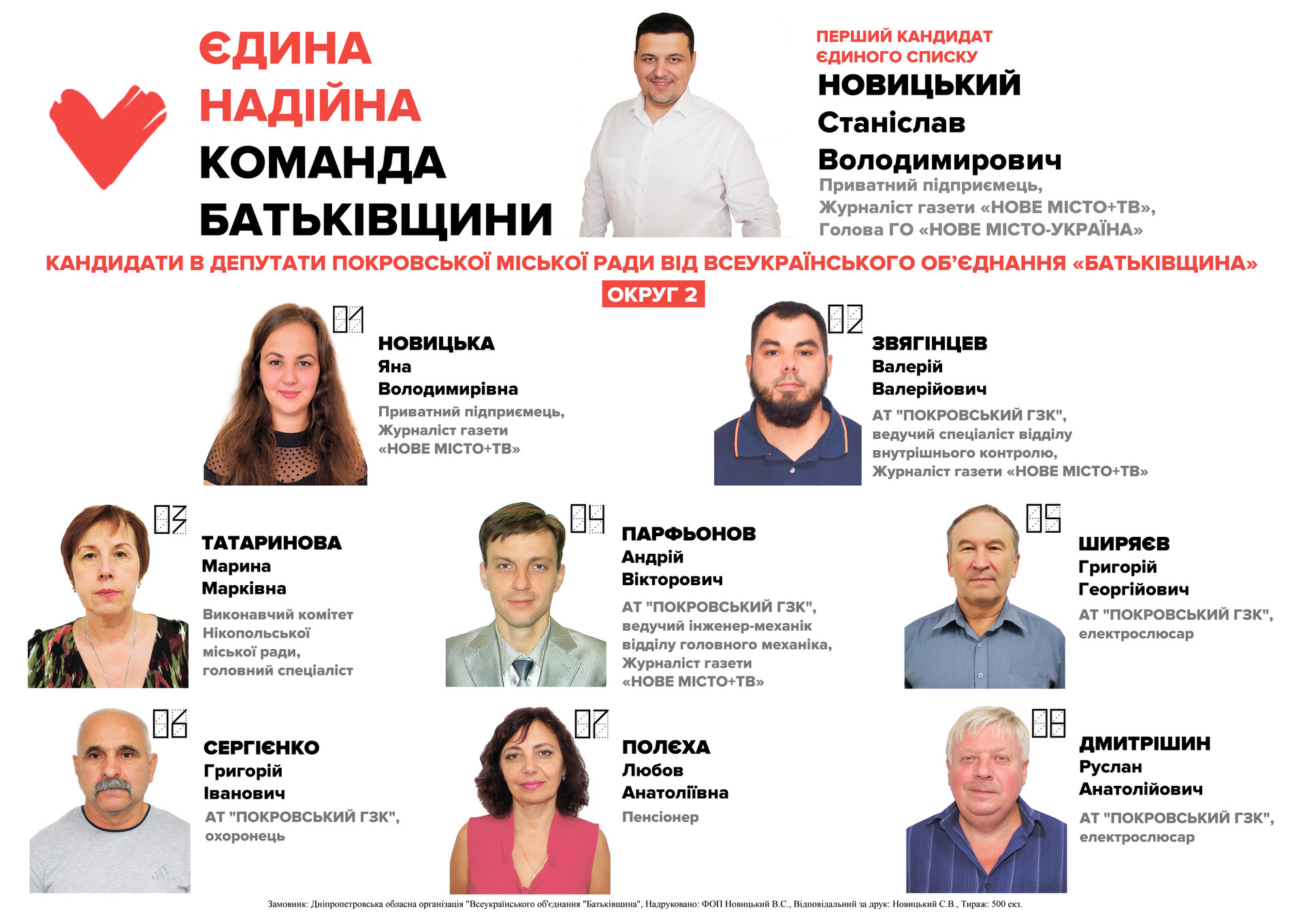 знайомтесь: кандидати у депутати покровської міської ради від всеукраїнського обєднання батьківщина - зображення 2 знайомтесь: кандидати у депутати покровської міської ради від всеукраїнського обєднання батьківщина - зображення 2